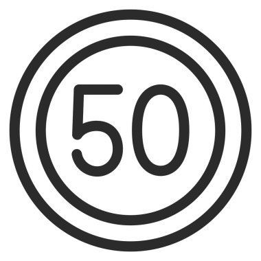 Basit bir işaretin en yüksek hızın tek gösterimi