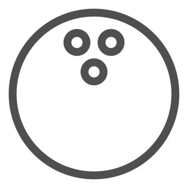 Basit spor ekipmanları tek öge bovling topu