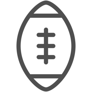 Basit spor ekipmanları Tek öge rugby topu