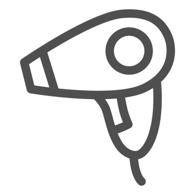 Basit elektrikli cihaz tek öge simge saç kurutma makinesi