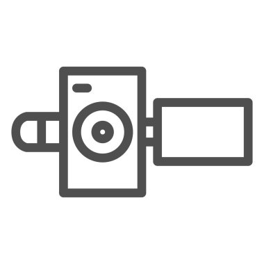 Basit elektrik aygıtı tek öge simgesi video kamera