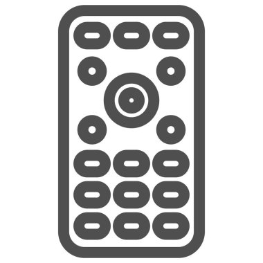 Basit elektrik aygıtı tek öge simgesi uzaktan kontrol