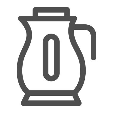 Basit elektrikli su ısıtıcısının tek ögesi simgesi