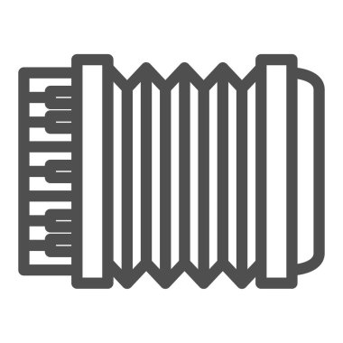 Basit müzik enstrümanı tek öge akordeonu