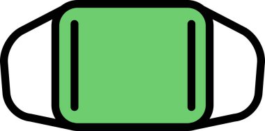 Mini renkli tıbbi simge maskesi