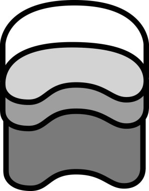 Mini renkli kamp ikonu pirinç kasesi