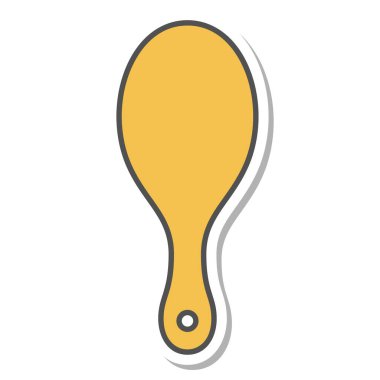 Günlük ihtiyaçların tek öğe resimleme simgeleri 