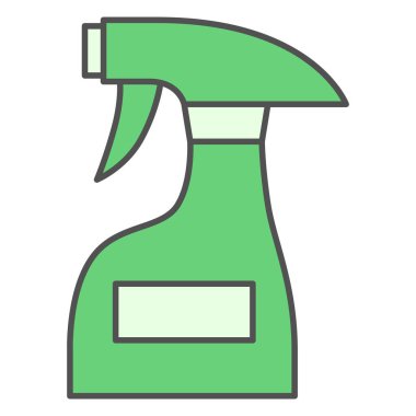 Günlük ihtiyaçların tek öğe resimleme simgeleri sprey