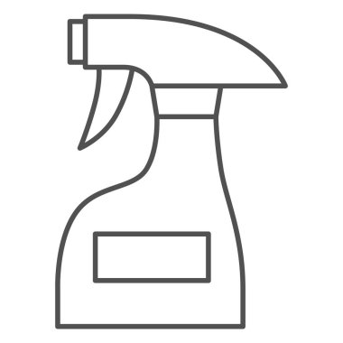 Günlük ihtiyaçların tek öğe resimleme simgeleri sprey