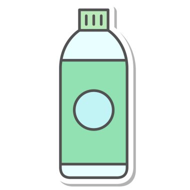 PET şişelerinin günlük ihtiyaçlarının tek bir resim simgesi