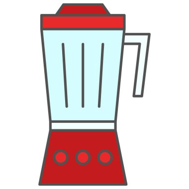 Günlük ihtiyaçlar karıştırıcısının tek öğe resimleme simgeleri