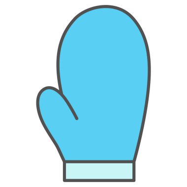 Yemek eldivenlerinin günlük ihtiyaçlarının tek bir gösterim simgesi