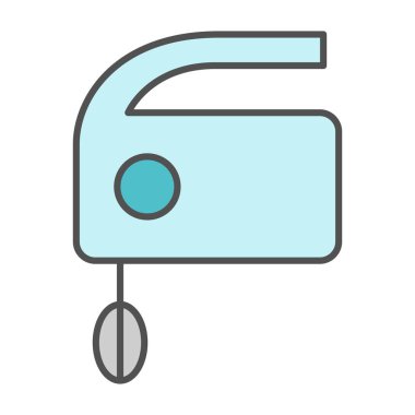 Günlük ihtiyaçlar çırpma işleminin tek öğe resimleme simgeleri