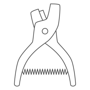 İstasyonla ilgili tek öge illüstrasyon simgesi çentik vurucusu