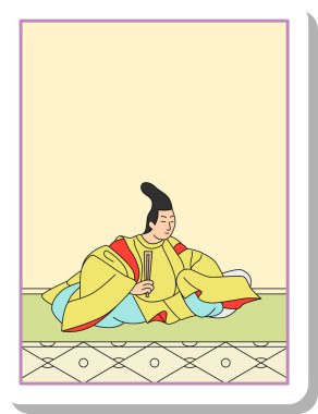 Etiket Hyakunin Isshu Yazan Tadami Mibu
