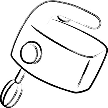 Fırça yazma simgesi simgesi çırpma makinesi