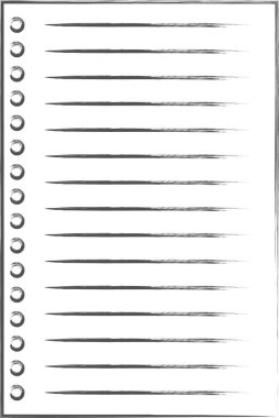 Kırtasiye ile ilgili fırça illüstrasyon yenileme sayfası