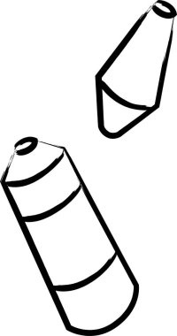 Tıbbi kaynaklı fırça darbesi ikonu aşı kutusu