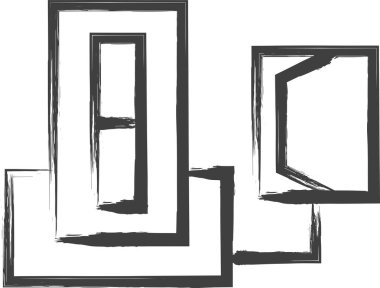 Fırçayla çizilmiş tıbbi kaynaklı tek bir nesne tansiyon göstergesi