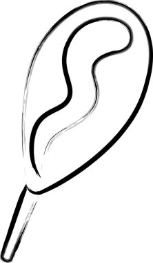 Fırçayla çizilmiş tek kişilik yemek resimli Amerikan köpeği