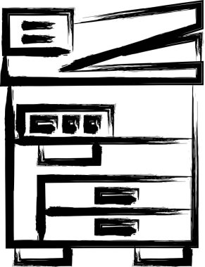 Fırça yazma işi tek öge kopyalama makinesi