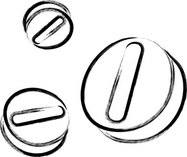 Tıbbi amaçlı fırça darbesi illüstrasyon tableti