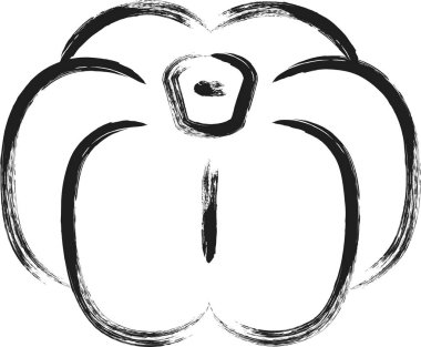 Mini fırça tek simge kabağı yazıyor