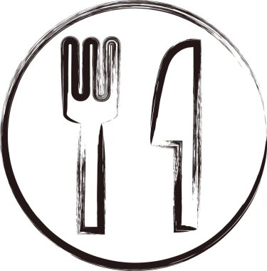 Fırça yazma iş simgesi öğünü