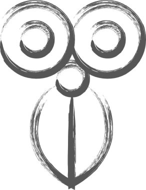 Mini simge makas yazarken fırçala