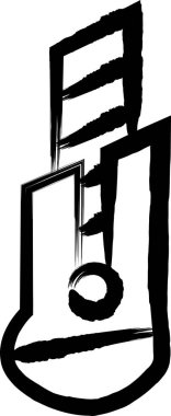 Fırça yazma aracı Tek öge simgesi kesicisi