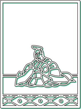 Basit Renk Gölgesi Hyakunin Isshu Yasuhide Bunya