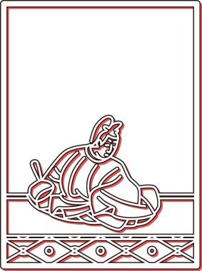 Basit Renk Gölgesi Hyakunin Isshu Korenori Sakagami