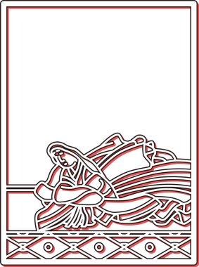 Basit Renk Gölgesi Hyakunin Isshu Gido Sanshibo