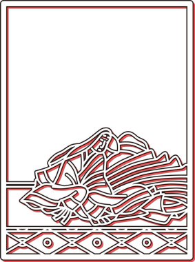 Basit Renk Gölgesi Hyakunin Isshu Izumi Shikibu