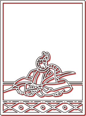 Basit Renk Gölgesi Hyakunin Isshu Mototoshi Fujiwara
