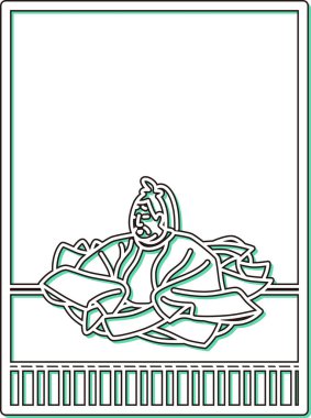 Basit Renk Gölgesi Hyakunin Isshu Sutokuin