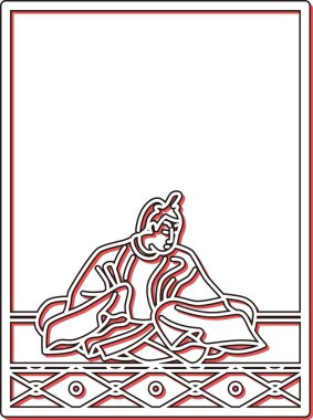 Basit Renk Gölgesi Hyakunin Isshu Gokyogoku Vekili Eski Dajo Bakanı