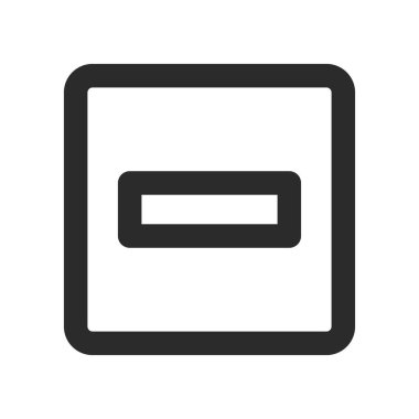 Mini işaret çizgisi tek bir resim durma satırı çiziyor