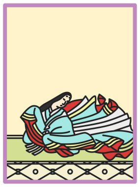 Basit Renk Hyakunin Isshu Ono Komachi