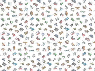 Çeşitli araçların duvar kağıdı çizimleri