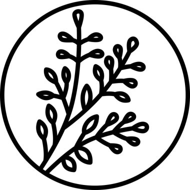 Çizgi çizimi dairesel mini hanafuda Bunzuki Hagi July Hagi pisliği