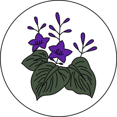 Renkli dairesel Hanafuda Aralık paulownia pislikleri