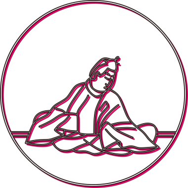 Renk gölgesi Hyakunin Isshu Chunagon ailesi