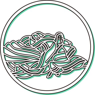 Renk Gölgesi Dairesel Basit Hyakunin Isshu Ise
