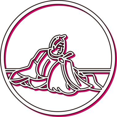 Renkli Gölge Basit Hyakunin Isshu Yazan Yokochi Bonkochi