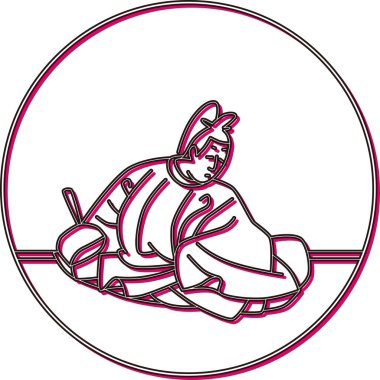 Renk Gölgesi Dairesel Hyakunin Isshu Koronori Sakagami