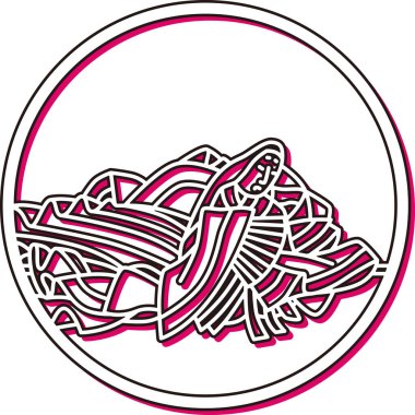 Renk Gölgesi Dairesel Basit Hyakunin Isshu Ukon
