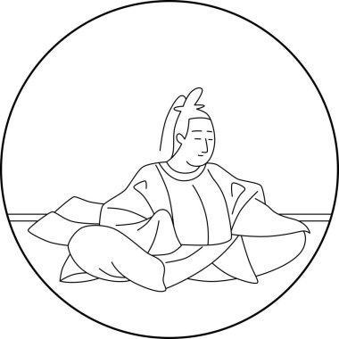 Kentoku 'nun yuvarlak çizimi 100 şiir