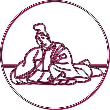 Renkli Gölge Dairesel Hyakunin Isshu Yazan Toshiyori Minamoto
