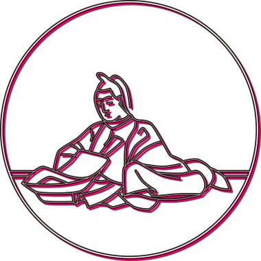 Renk Gölgesi Dairesel Hyakunin Isshu Minamoto Kanemasa